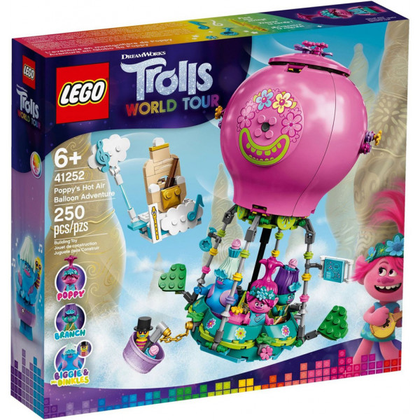 Lego Trolls 41252 - Avventura in mongolfiera di Poppy