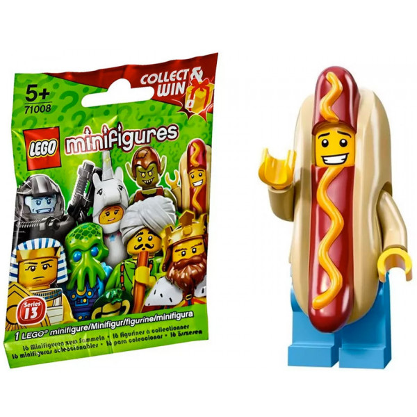 Lego minifigure hot dog man discount