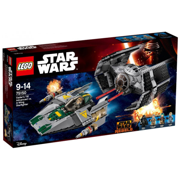 TIE Advanced di Vader contro A-Wing Fighter