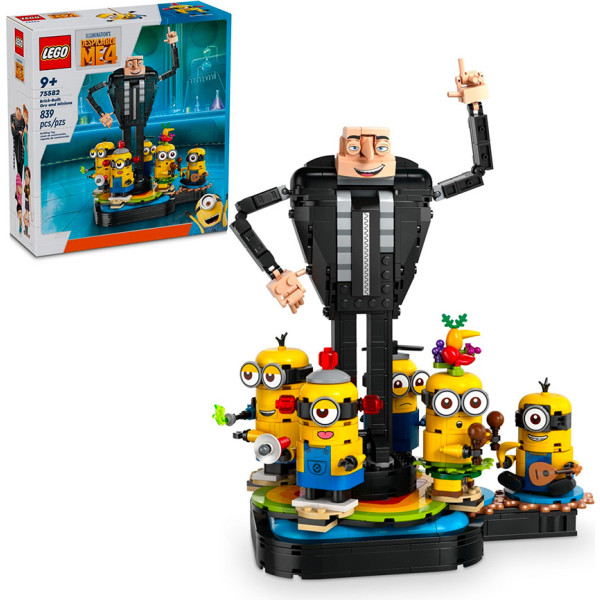 Gru e Minions in mattoncini