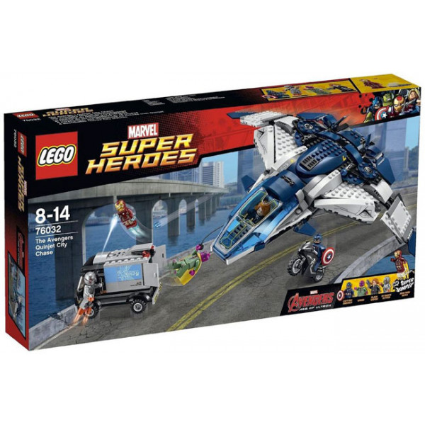 Lego super heroes 76032 inseguimento sul quinjet degli avengers