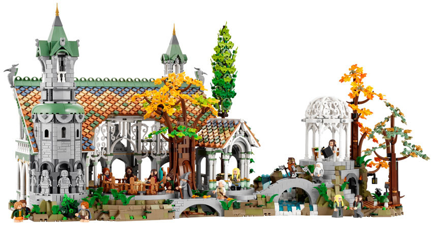 LEGO Icons Il Signore degli Anelli Gran Burrone (10316) Disponibile sul