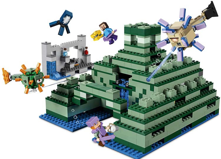 Lego minecraft monumento oceanico hot sale