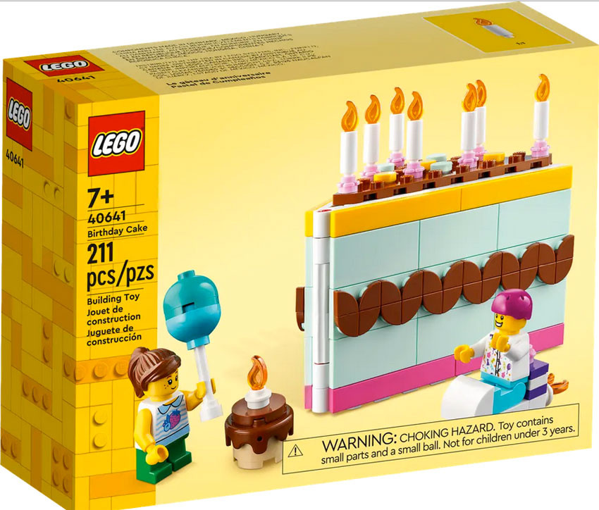 Lego Brickset e Mattoncini 40641 - Torta di compleanno 