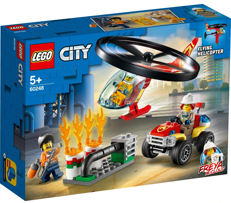 Lego City 60248 - Elicottero dei pompieri 