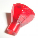 Rock 1 x 1 Jewel 24 Facet Transparent Red Jewels