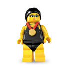 Minifig Campionessa di nuoto - Serie 7