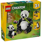 Animali selvatici: famiglia di panda