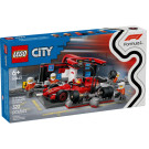 Pitstop e meccanici con monoposto Ferrari F1®