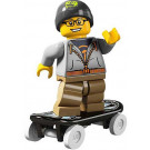 Minifig Skateboarder 