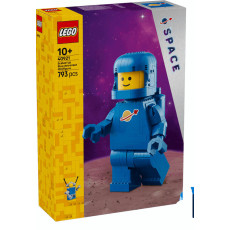 Grande minifigure di astronauta blu