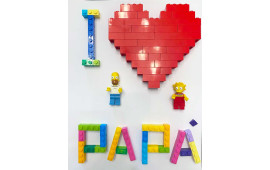 Lego I Love You Papà - Simpsons Lisa