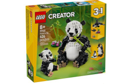 Animali selvatici: famiglia di panda