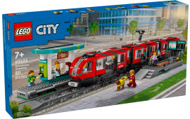 Tram e fermata del tram