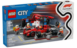 Pitstop e meccanici con monoposto Ferrari F1®