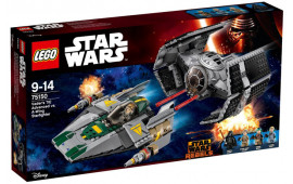 TIE Advanced di Vader contro A-Wing Fighter