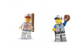 Coppia Minifigures Giocatori di Baseball