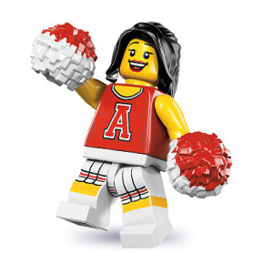 Minifig Cheerleader Serie 8