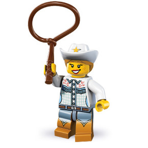 Minifig Cowgirl Serie 8