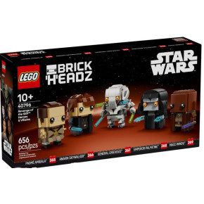 Eroi e cattivi La vendetta dei Sith BrickHeadz