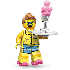 Minifig Cameriera Pattinatrice - Serie 11